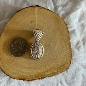 Kokopelli sterling silver pendant